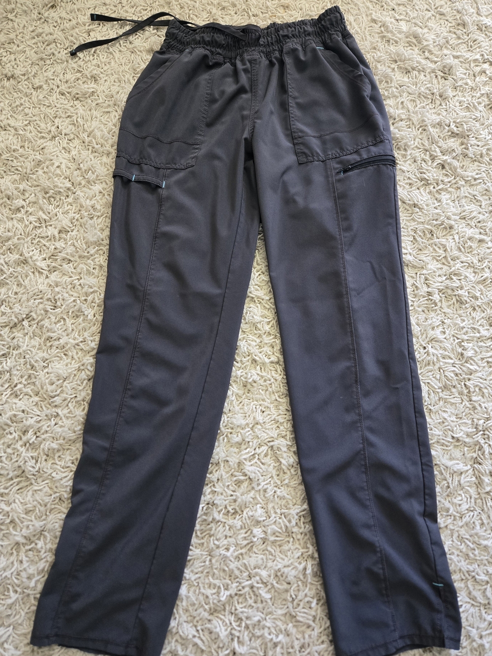 Scrubstar Small Women's Cargo Pants - Charcoal
